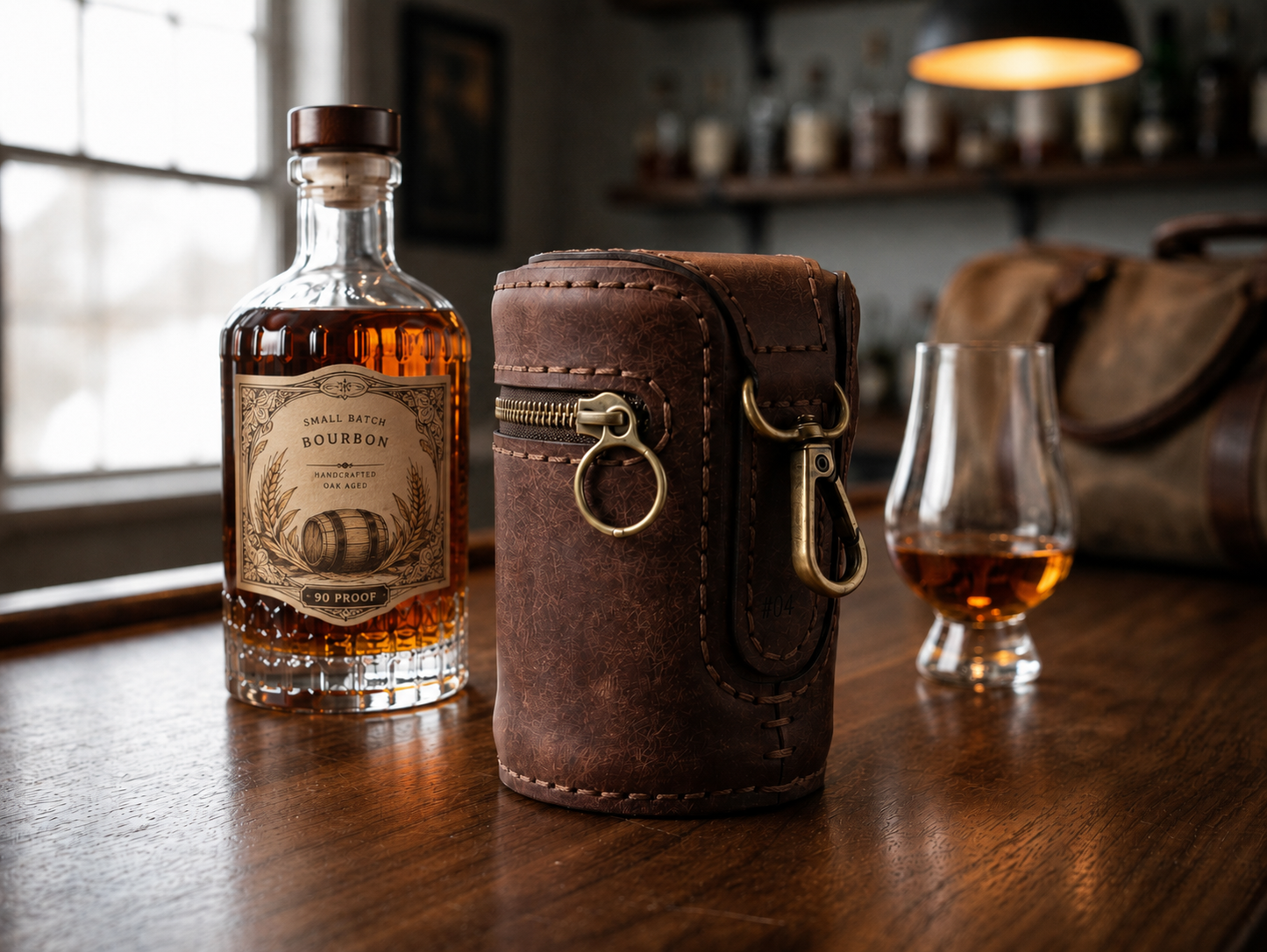 Glencairn Leather Travel Case